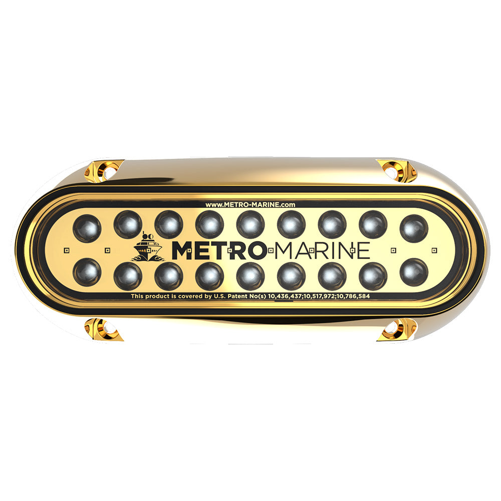 Metro Marine HighOutput Elongated Underwater Light wIntelligent Monochromatic LEDs  Blue 45 Beam FBME1HB345 Main image
