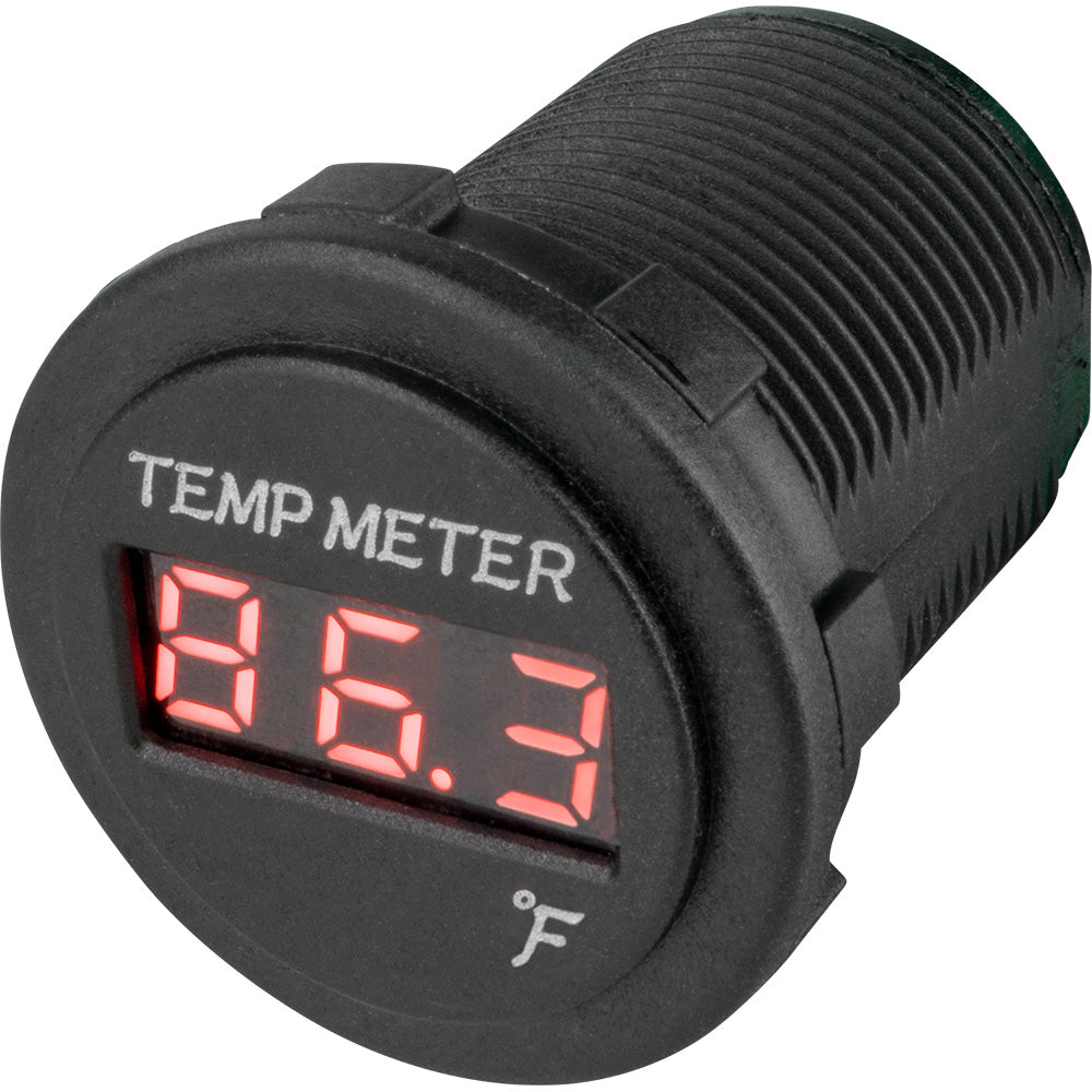SeaDog Round Red LED Temperature Meter 4216181