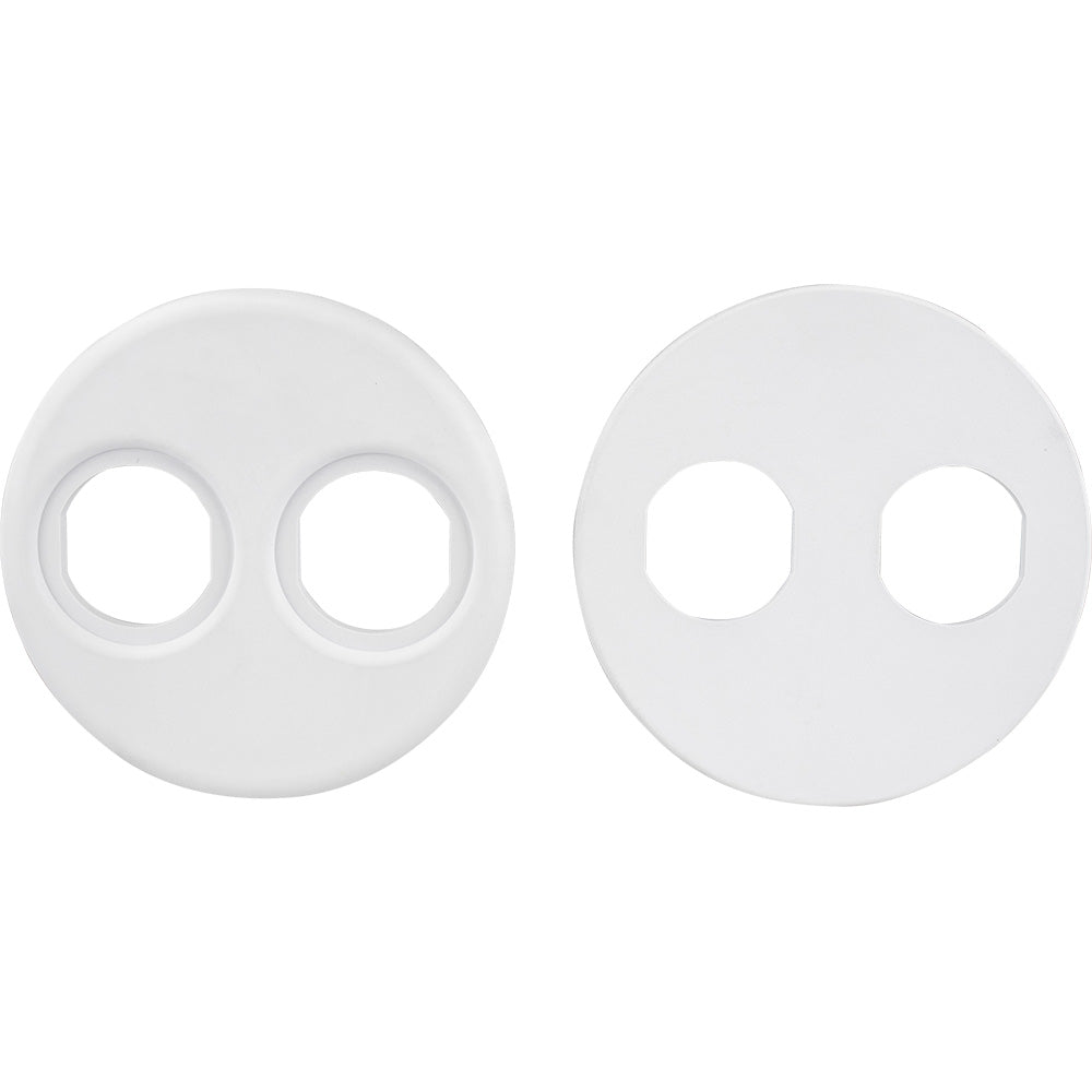 84470SeaDog 4 Gauge Power Socket Adapter Mounting Plate  White 4261041 Main image