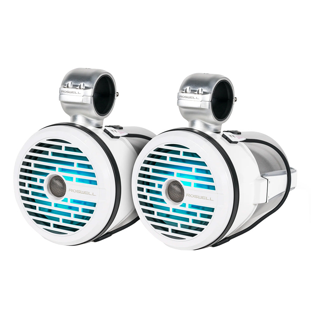 Roswell R1 8 Tower Speakers  White  100W RMS  200W Peak Power C9201710 Main image