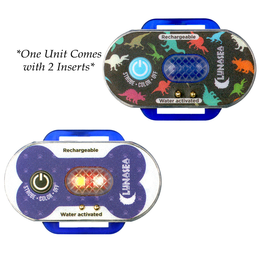 Lunasea ChildPet Safety Water Activated Strobe Light  Blue Case Blue Attention Light LLB63BBF001 Main image