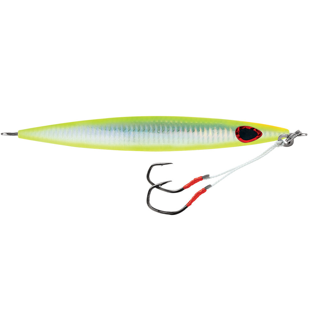 Williamson Kensaki 280 Jig - 7.25" - 9-7/8oz - UV Chartreuse Glow Zebra [KSJ280UVCGZ] Secondary image