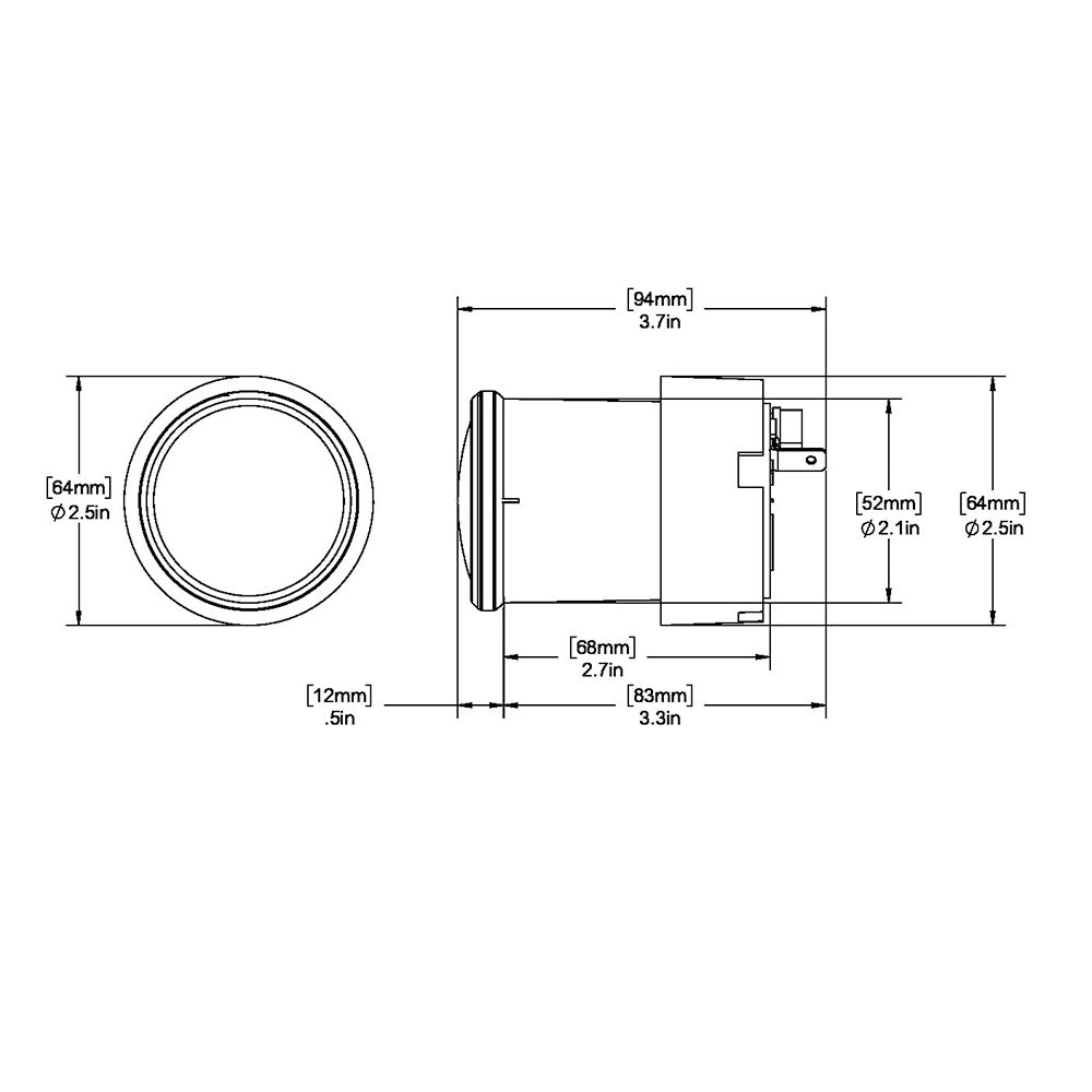 Ritchie X-23BB RitchieSport Compass - Dash Mount - Black/Black [X-23BB] Secondary image