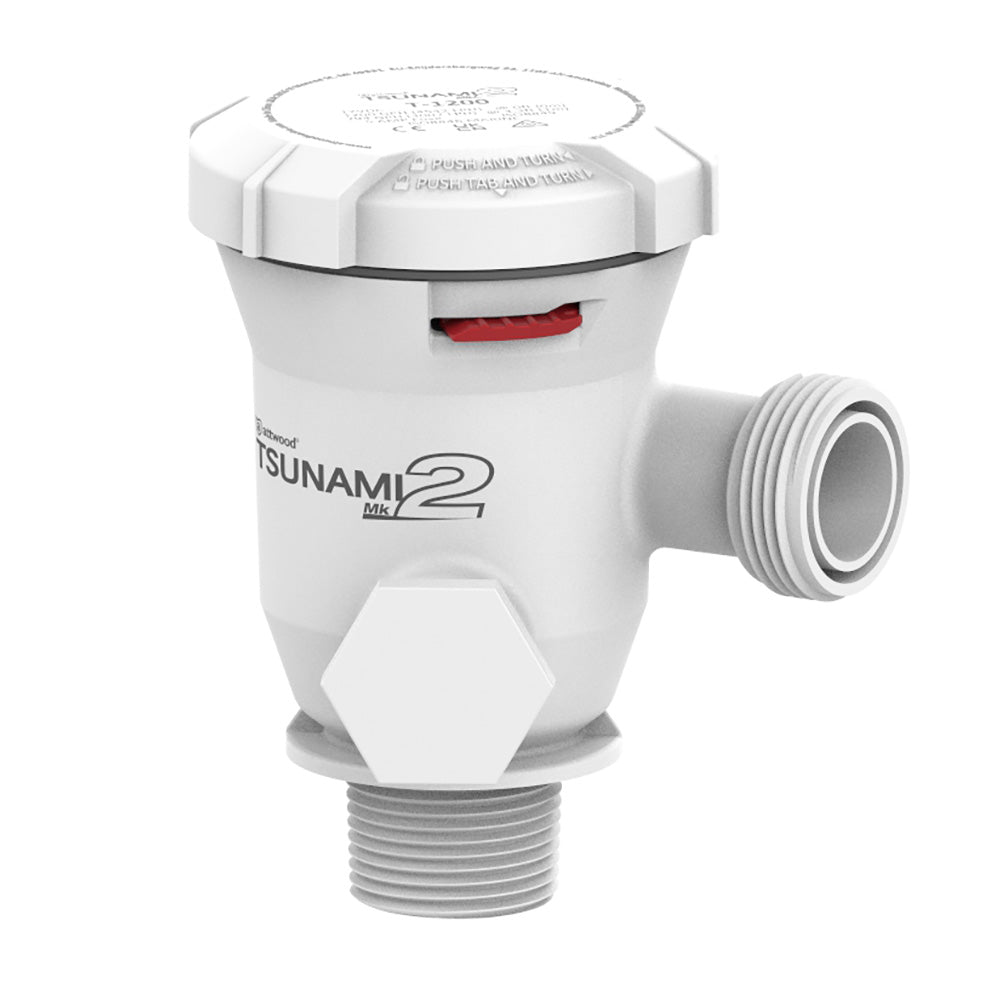 Attwood Tsunami Mk2 T1200 Aerator  12V  1 NPT Inlet 56634 Main image