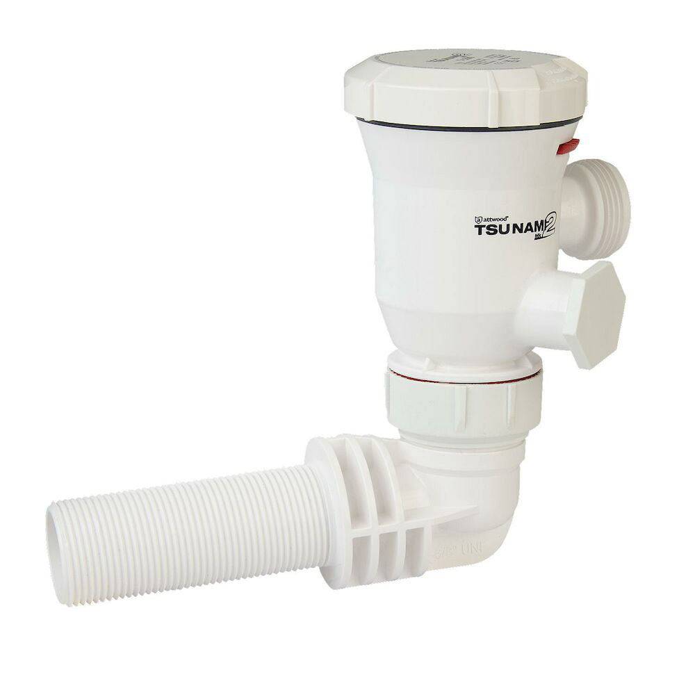 Attwood Tsunami Mk2 T1200 Aerator  12V  90Degree Inlet 56644 Main image