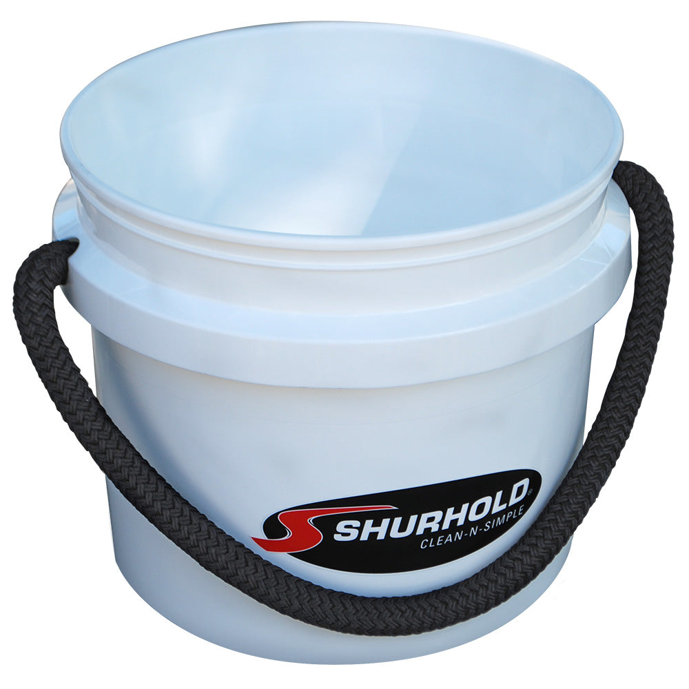 Shurhold Worlds Best Rope Handle Bucket  35 Gallon  White 2431 Main image
