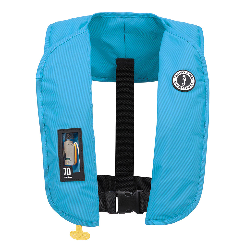 Mustang MIT 70 Manual Inflatable PFD  Azure Blue MD40412680202 Main image