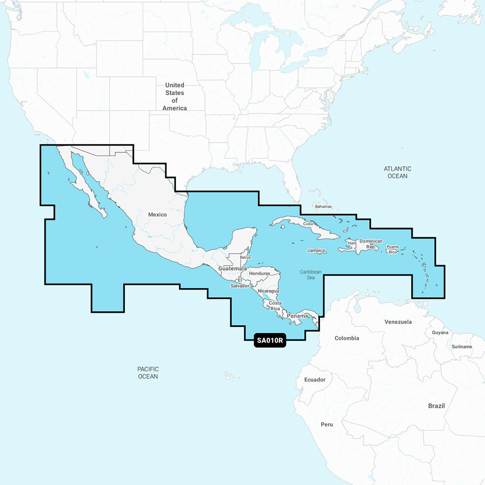 Navionics NASA010R  Central America  Caribbean  Navionics 010C145930 Main image