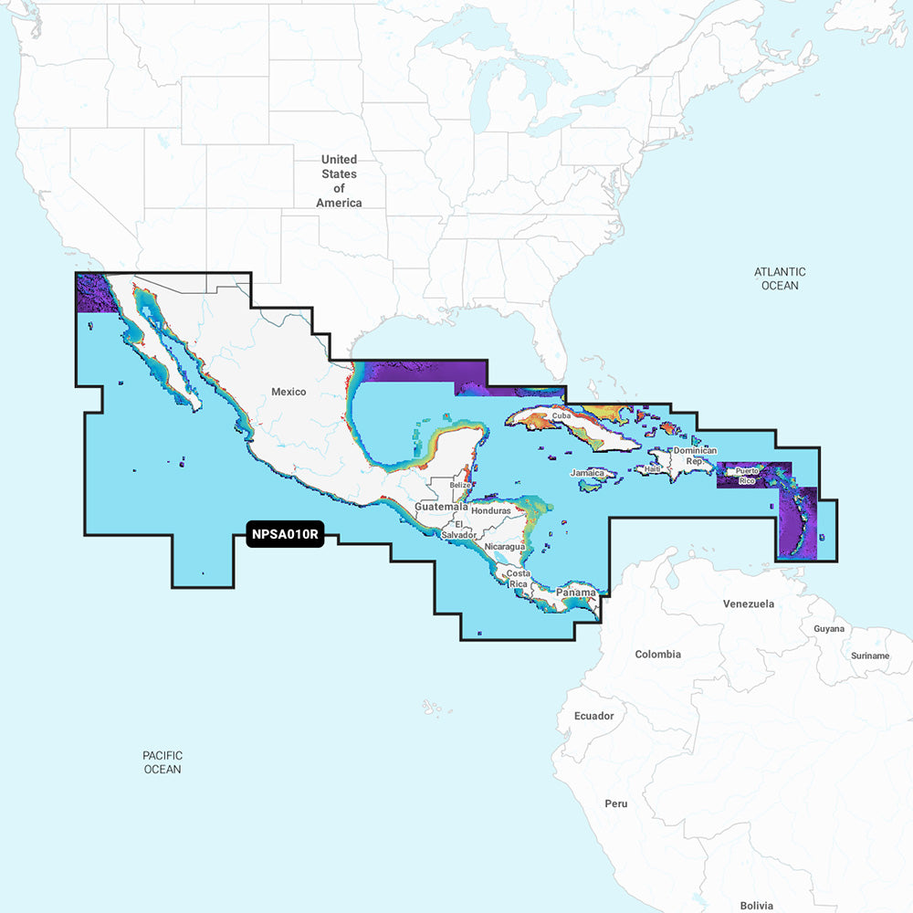 Navionics Platinum NPSA010R  Central America  Caribbean 010C145940 Main image