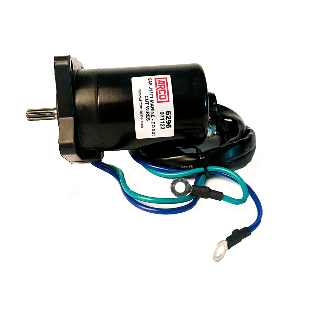 ARCO Marine Original Equipment Quality Replacement Yamaha Tilt Trim Motor  20002019 T25 Series Engines 6296 Main image