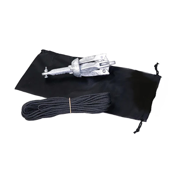 YakGear 15lb Grapnel Anchor Kit wStorage Bag AB1