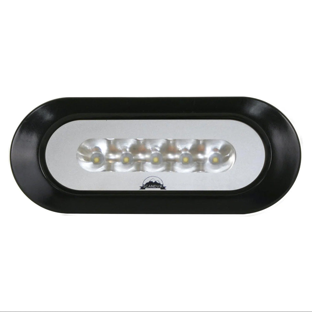 Scandvik Flush Mount Spreader Light  Black 41356P Main image