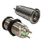 Bluewater 19mm Inrush Push Button Switch Momentary OffOnOn  BlueRedGreen LED  Switch Body Only 90572123