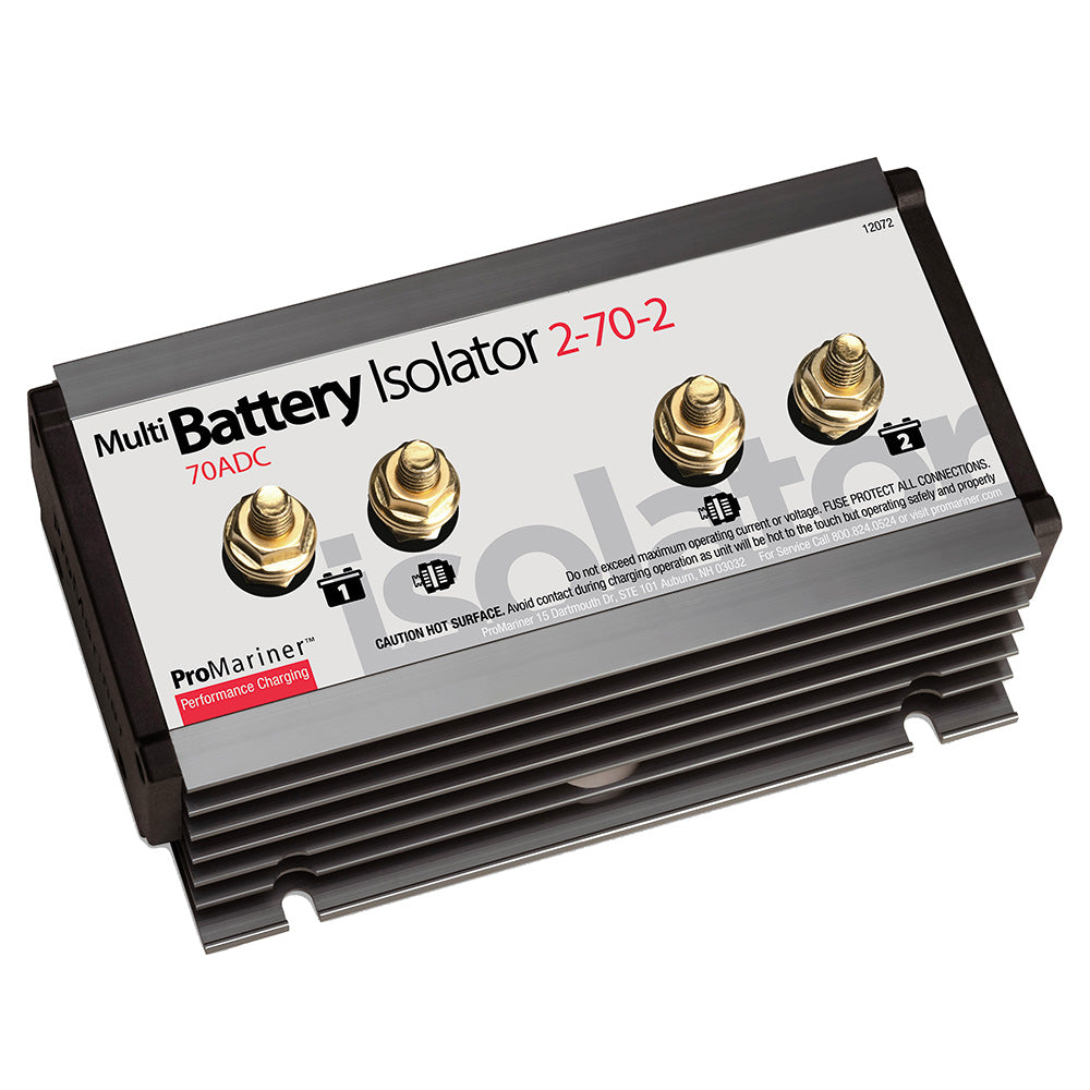 ProMariner Battery Isolator  2 Alternator  2 Battery  70 AMP 12072 Main image
