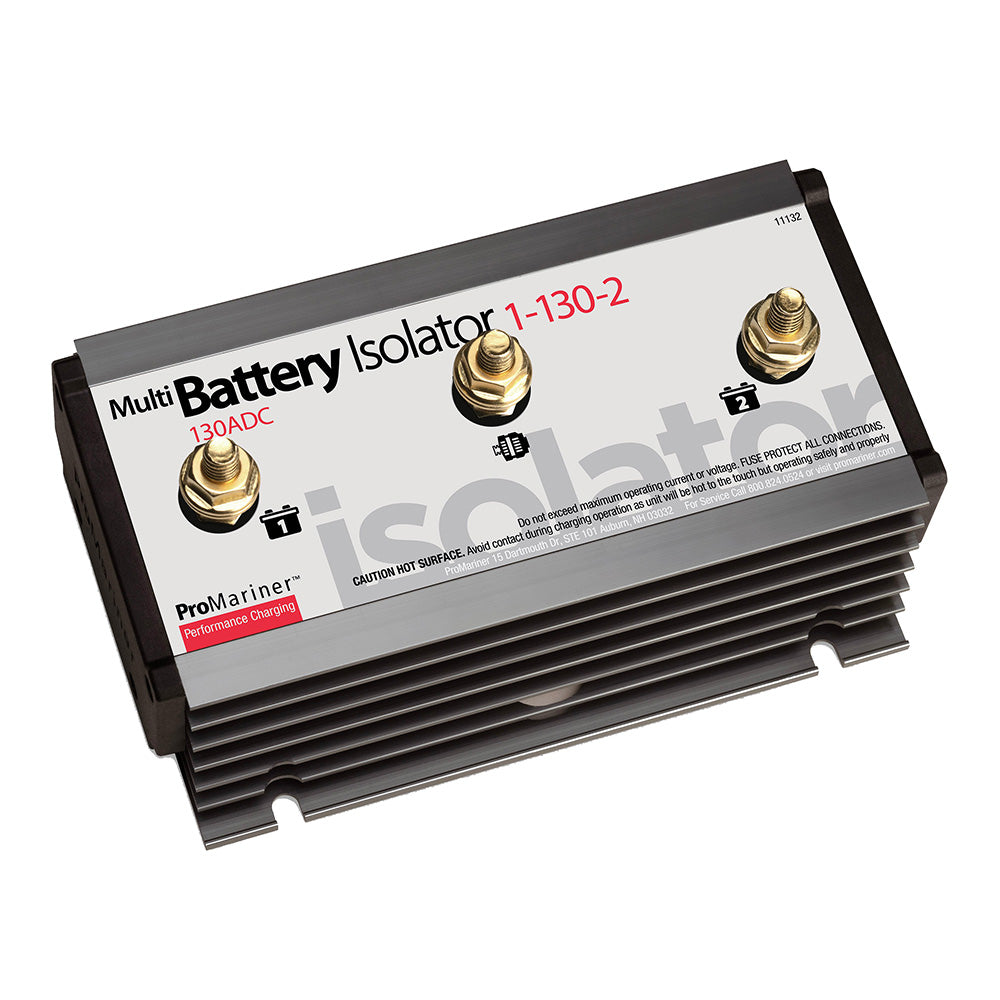 ProMariner Battery Isolator  130 AMP  1 Alternator  2 Battery 11132 Main image