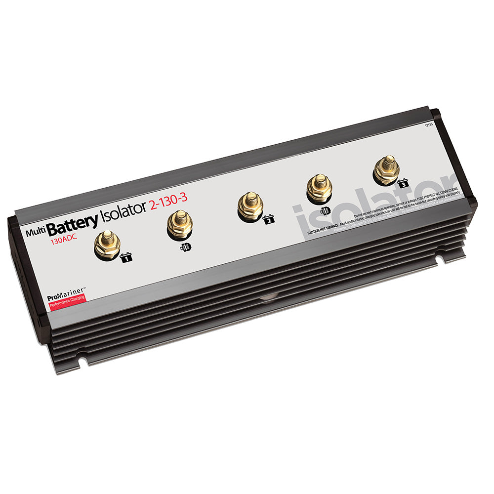 ProMariner Battery Isolator  130 AMP  2 Alternator  3 Battery 12133 Main image