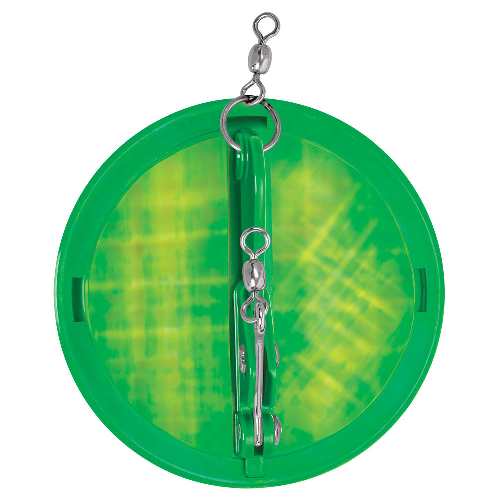 LuhrJensen 418 Dipsy Diver  Kelly GreenSilver Bottom Moon Jelly 55600012511 Main image