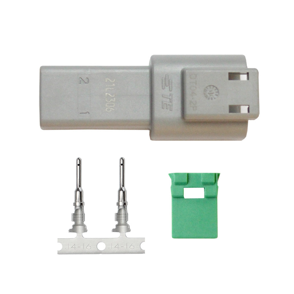 Pacer DT Deutsch Receptacle Repair Kit  1418 AWG 2 Position TDT04F2RP Main image
