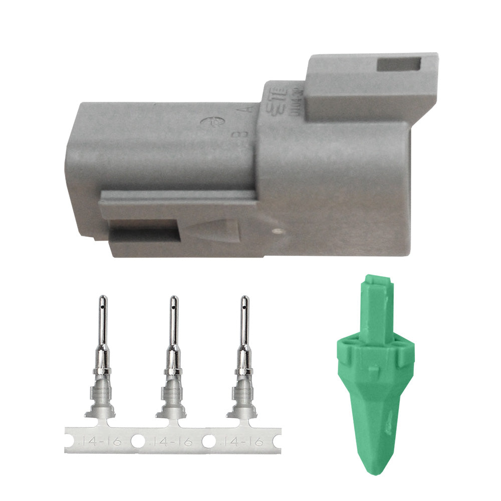 Pacer DT Deutsch Receptacle Repair Kit  1418 AWG 3 Position TDT04F3RP Main image