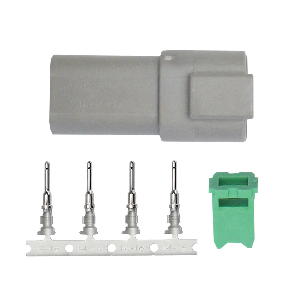 Pacer DT Deutsch Receptacle Repair Kit  1418 AWG 4 Position TDT04F4RP Main image