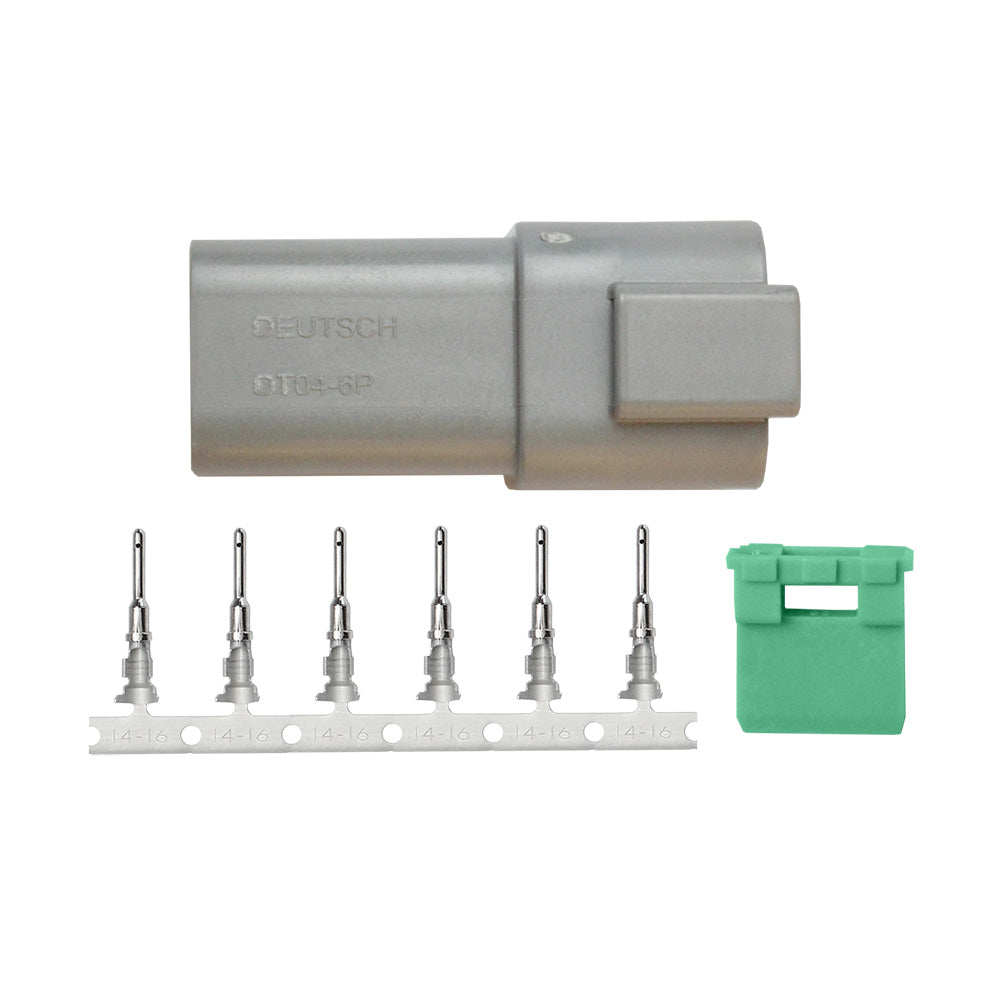 Pacer DT Deutsch Receptacle Repair Kit  1418 AWG 6 Position TDT04F6RP Main image