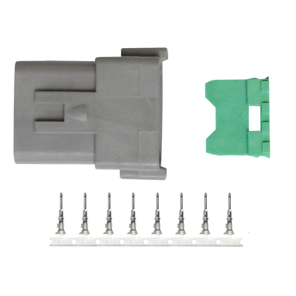 Pacer DT Deutsch Receptacle Repair Kit  1418 AWG 8 Position TDT04F8RP Main image