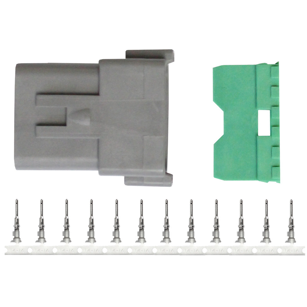 Pacer DT Deutsch Receptacle Repair Kit  1418 AWG 12 Position TDT04F12RP Main image