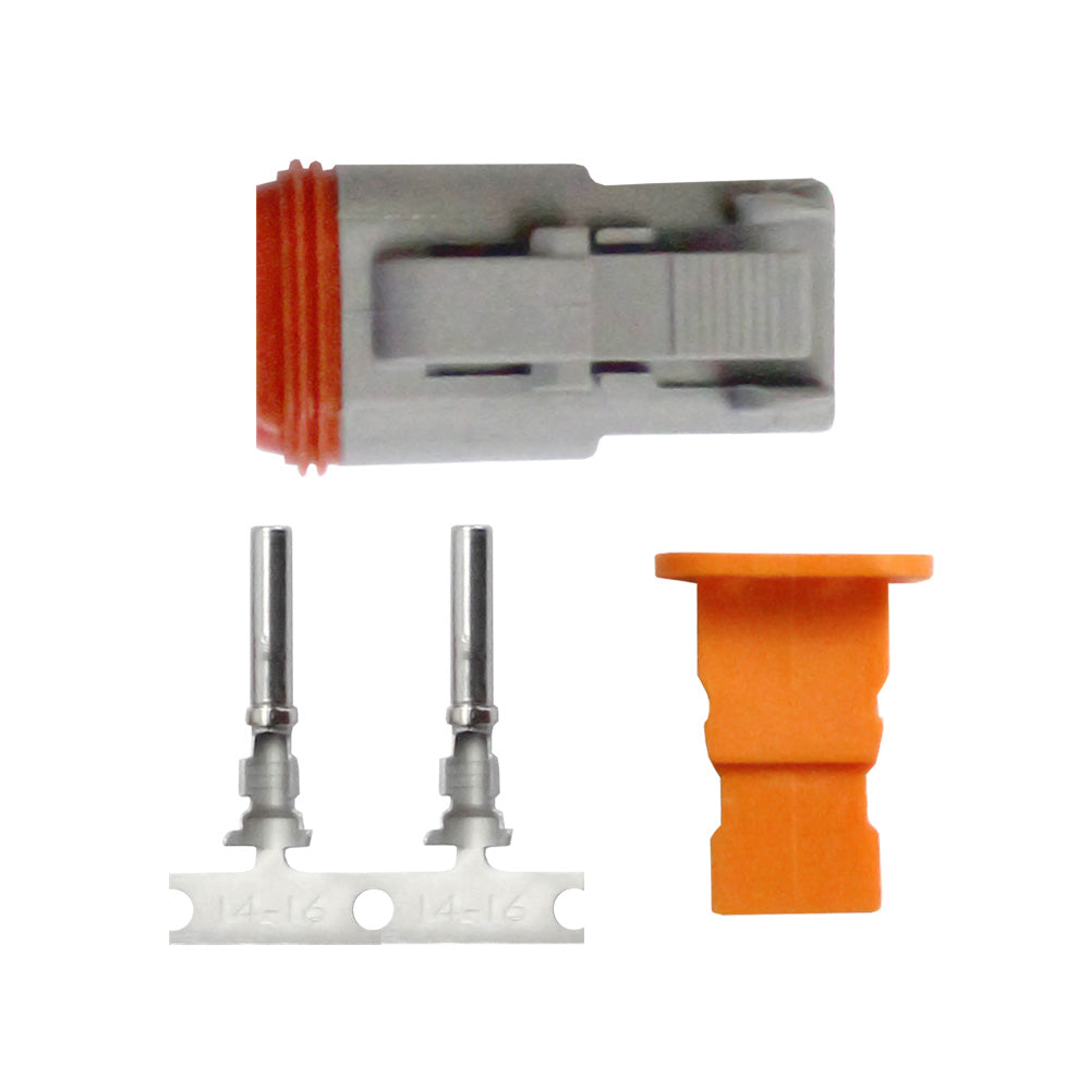 Pacer DT Deutsch Plug Repair Kit  1418 AWG 2 Position TDT06F2RS Main image