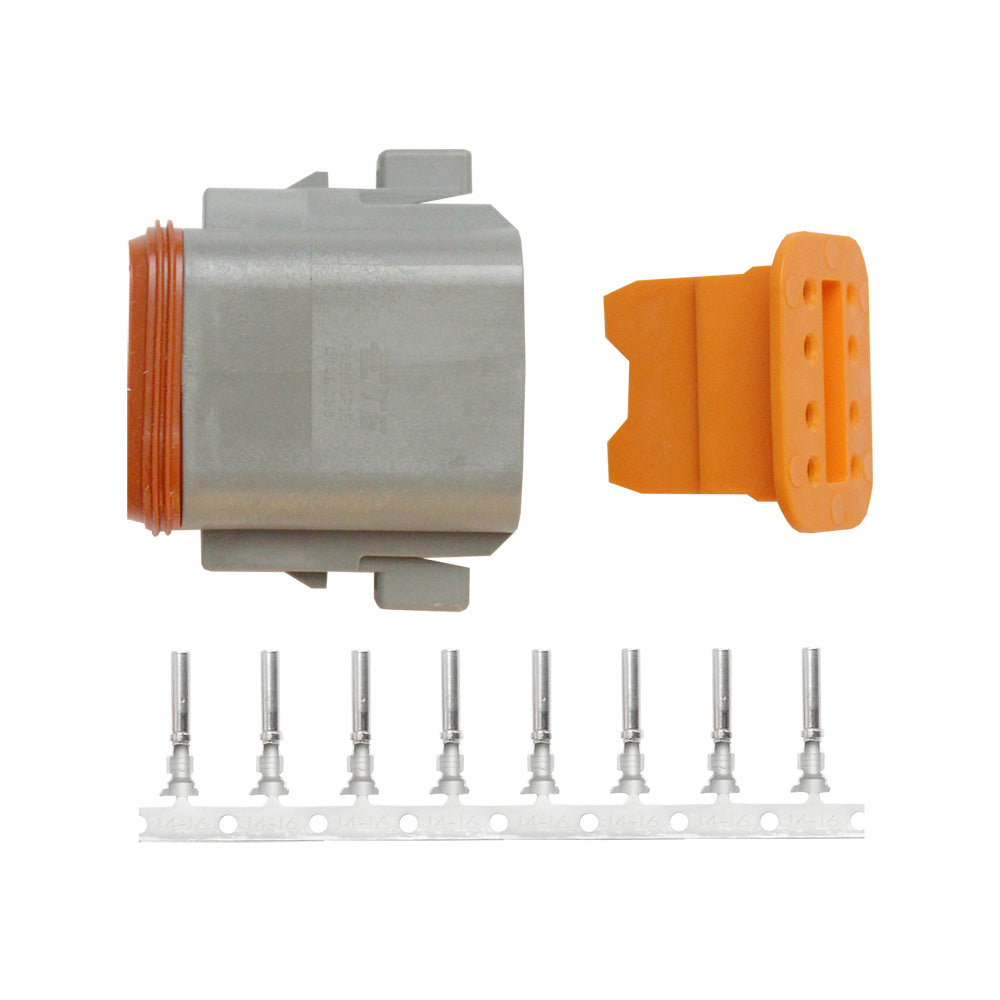 Pacer DT Deutsch Plug Repair Kit  1418 AWG 8 Position TDT06F8RS Main image