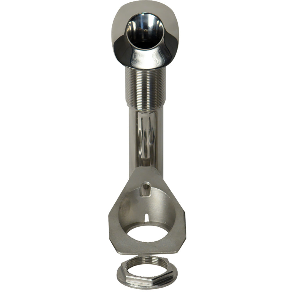 CE Smith 70 Series Screwless Flush Mount Rod Holder  30 Degree  Stainless Steel  Cast Bottom  Black Liner  Boxed 53678C Main image