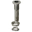 CE Smith 80 Series Screwless Flush Mount Rod Holder  0 Degree  Stainless Steel  Cast Bottom  Black Liner 53686C