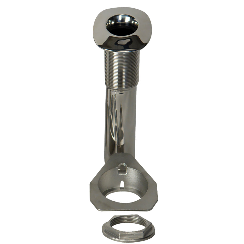CE Smith 80 Series Screwless Flush Mount Rod Holder  15 Degree  Stainless Steel  Cast Bottom  Black Liner 53687C Main image