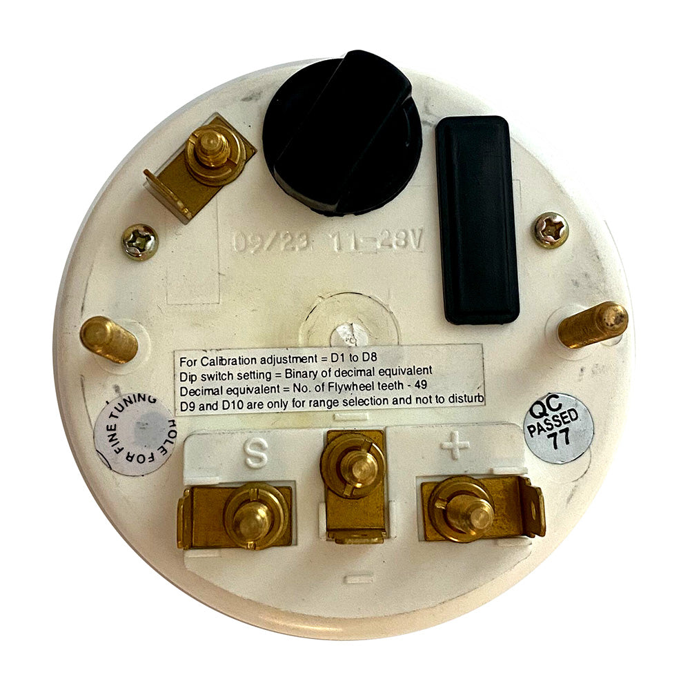 VDO Cockpit International Gen II 4K RPM Tachometer w/Hourmeter [333-93500] Secondary image