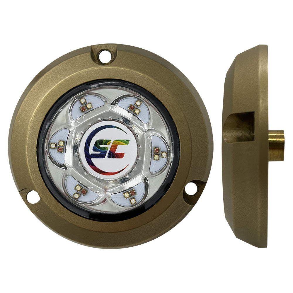 ShadowCaster SC2 Series Bronze Surface Mount Underwater Light  FullColor SC2CCBZSM Main image