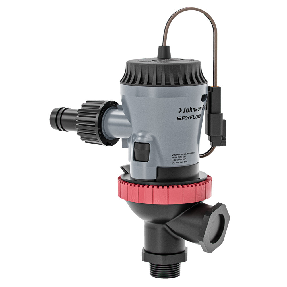 Johnson Pump Aqua O2 Twin Port 500 GPH Aerator Pump  Flex Mount  12V 101364901 Main image