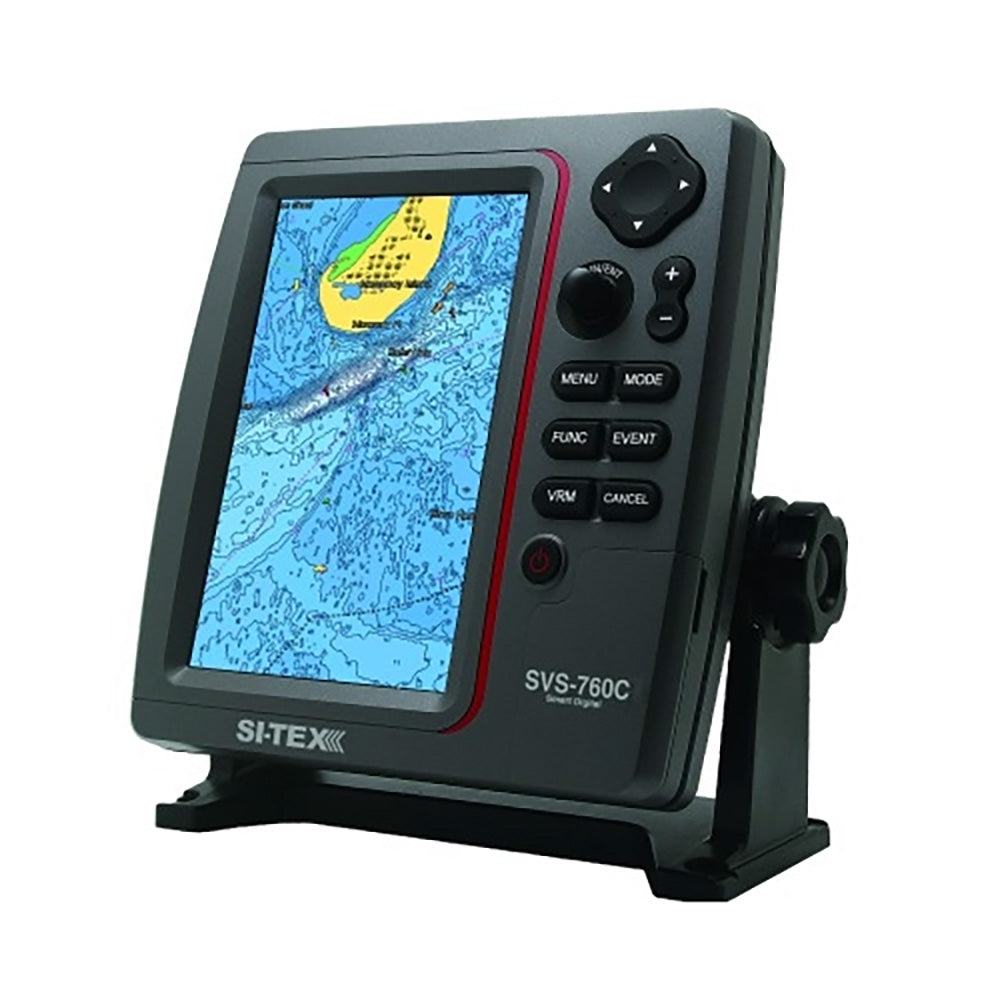 SITEX Standalone 7 GPS Chart Plotter System wColor LCD External GPS Antenna  CMAP 4D Card SVS760C Main image