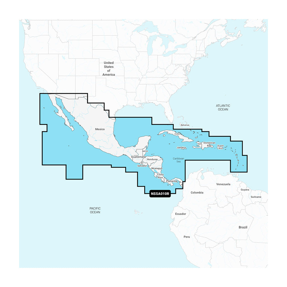 Garmin Navionics NSSA010R Central America  Caribbean 010C145120 Main image