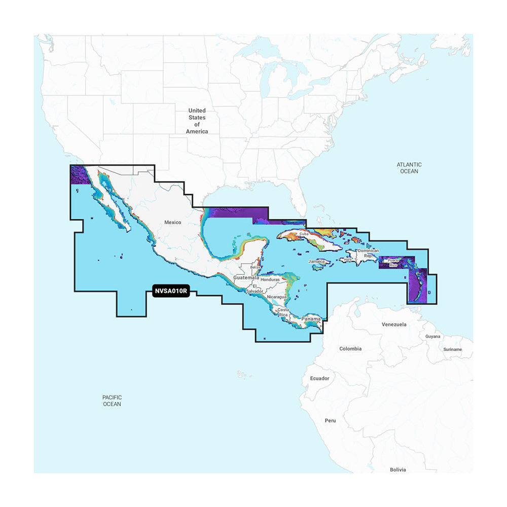 Garmin Navionics Vision NVSA010R Central America  Caribbean 010C145100 Main image