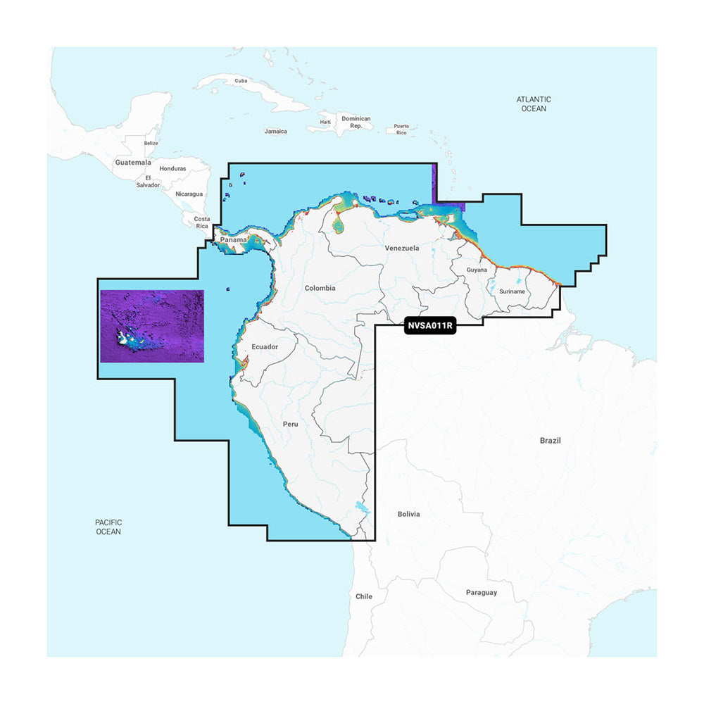 Garmin Navionics Vision NSSA011R South America North 010C145200 Main image