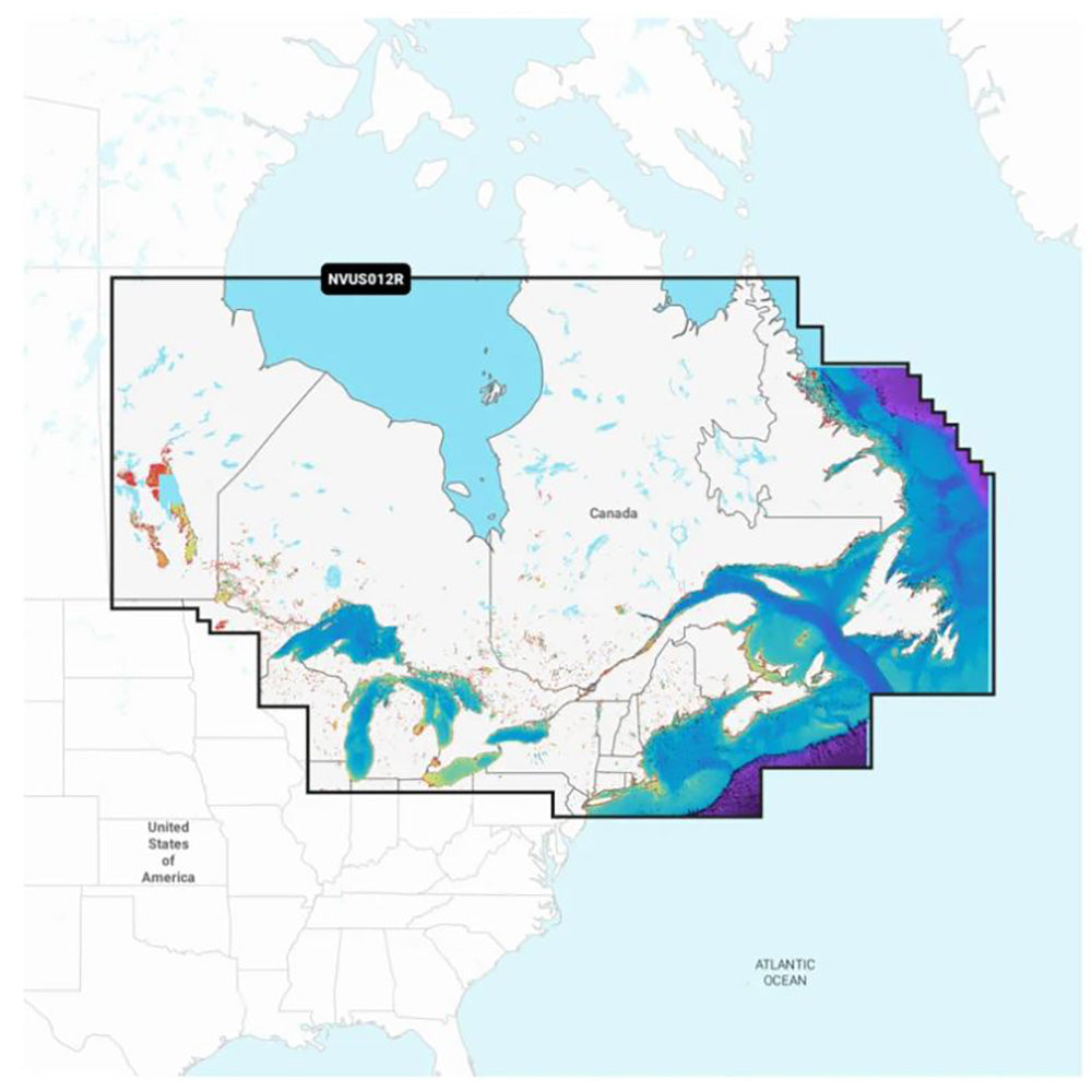 Garmin Navionics Vision NVUS012R Canada East  Great Lakes 010C148400 Main image