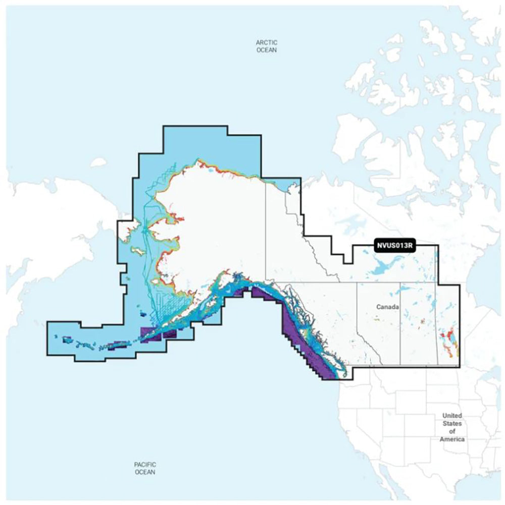 Garmin Navionics Vision NVUS013R Canada West  Alaska 010C148500 Main image