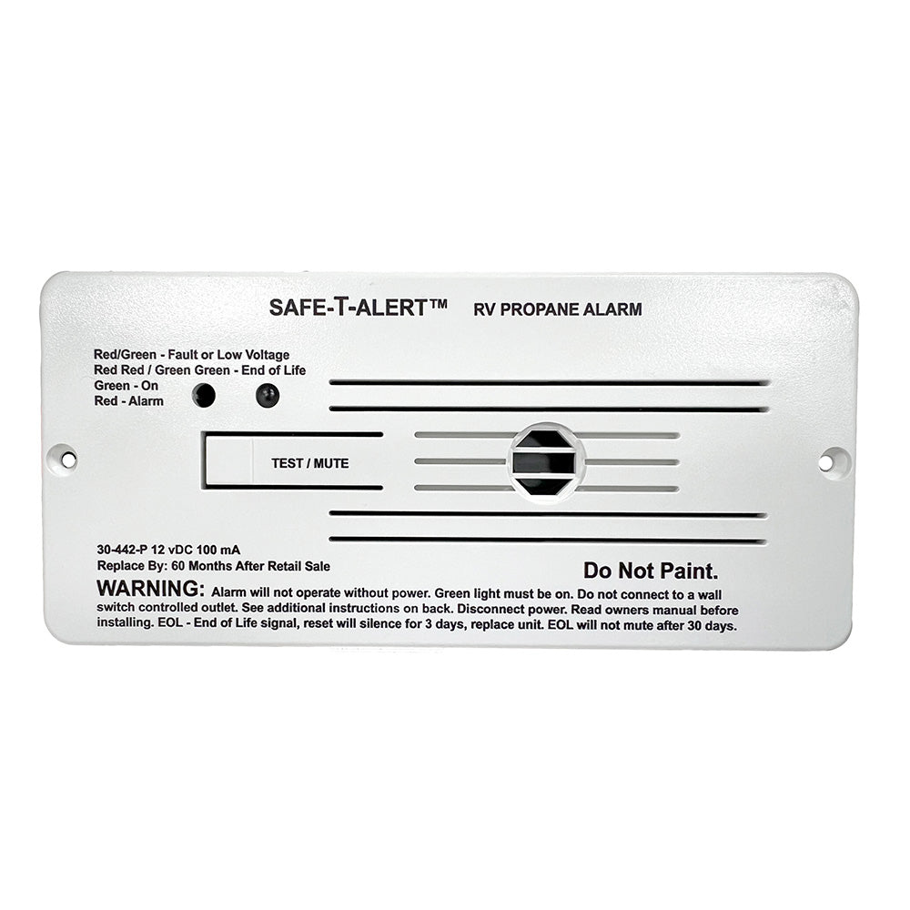 SafeTAlert 30 Series 12V RV Propane Alarm  White 30442PWT Main image