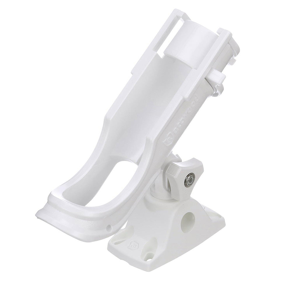 Attwood Heavy-Duty Adjustable Rod Holder w/Combo Mount - White [5009W4] Secondary image