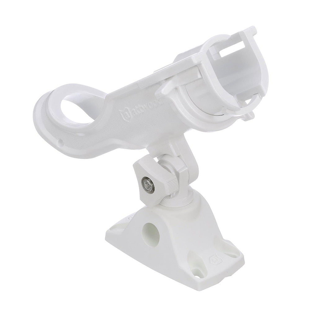 Attwood HeavyDuty Adjustable Rod Holder wCombo Mount  White 5009W4 Main image