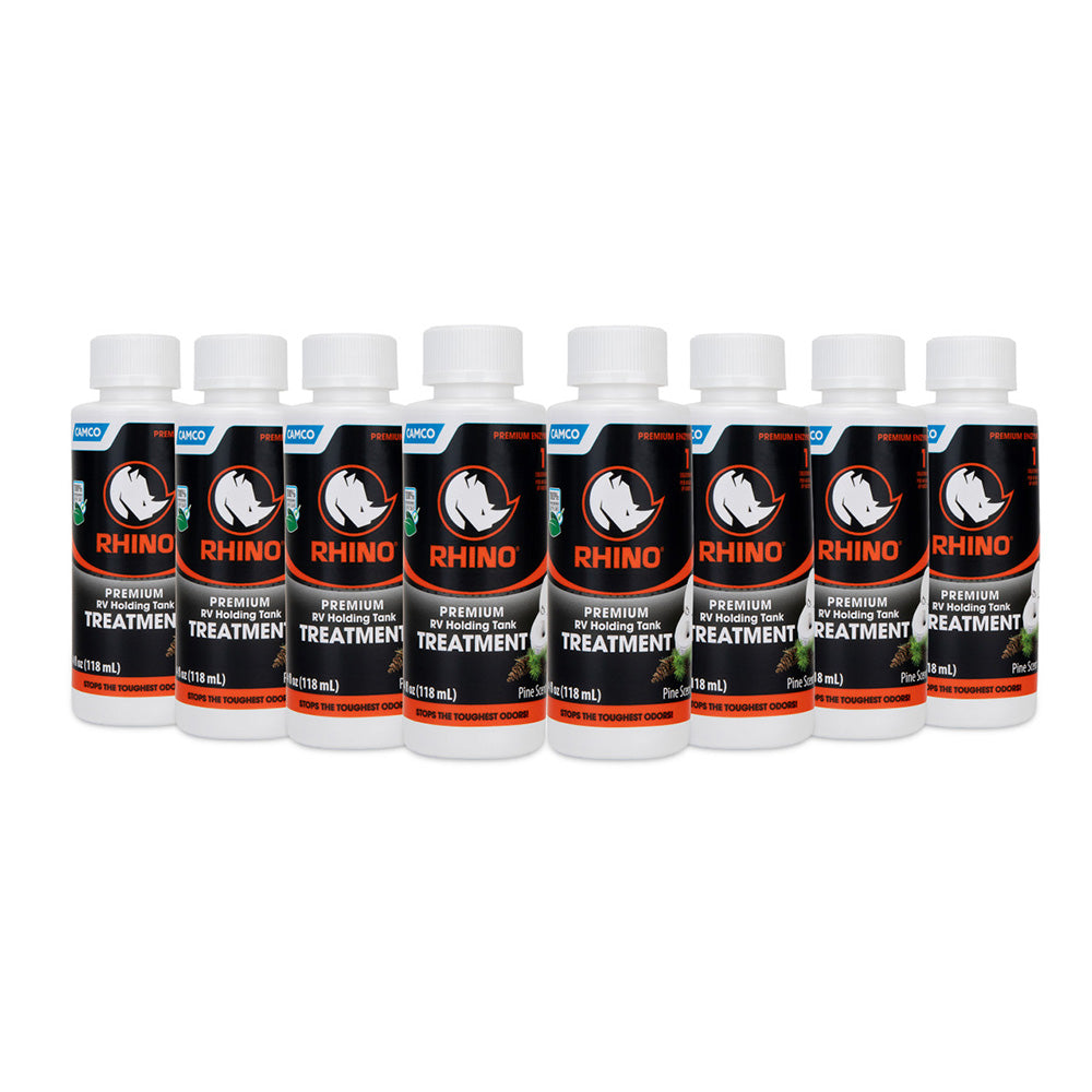 Camco Rhino Premium RV Holding Tank Treatment  8 Single 4oz Bottles 41511 Main image
