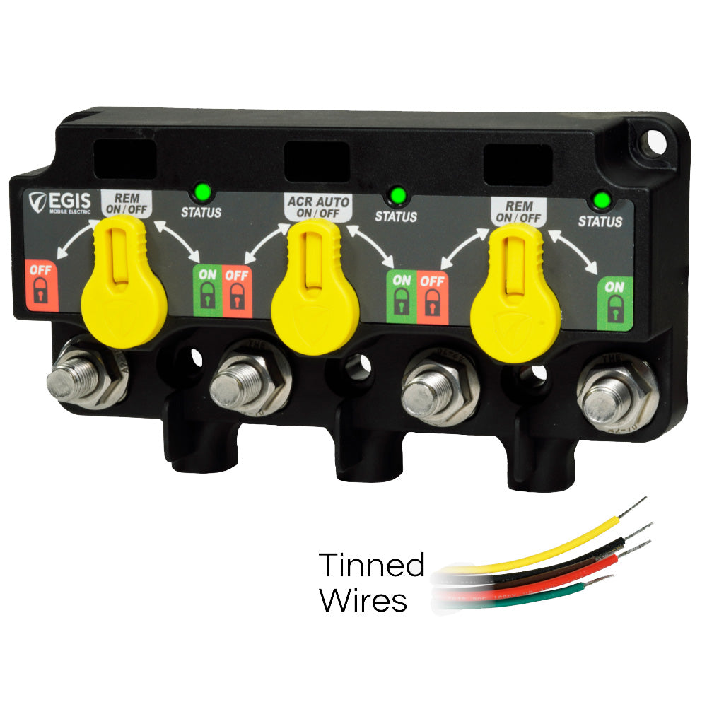 Egis XD Series Triple Flex 2 RelayACRRelay wKnobs  Tinned Wires 87301535 Main image