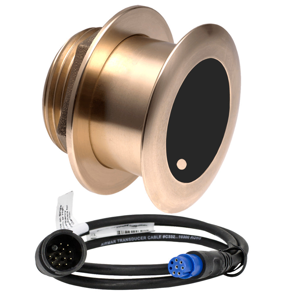 Airmar B175MW Med Ultra Wide 1kW 20 Chirp ThruHull Transducer f8Pin Garmin B175C20MW8G Main image