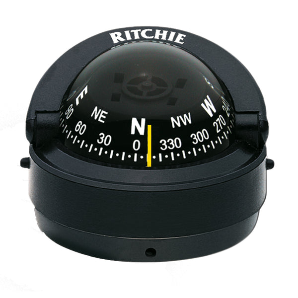 Ritchie S53 Explorer Compass  Surface Mount  Black S53
