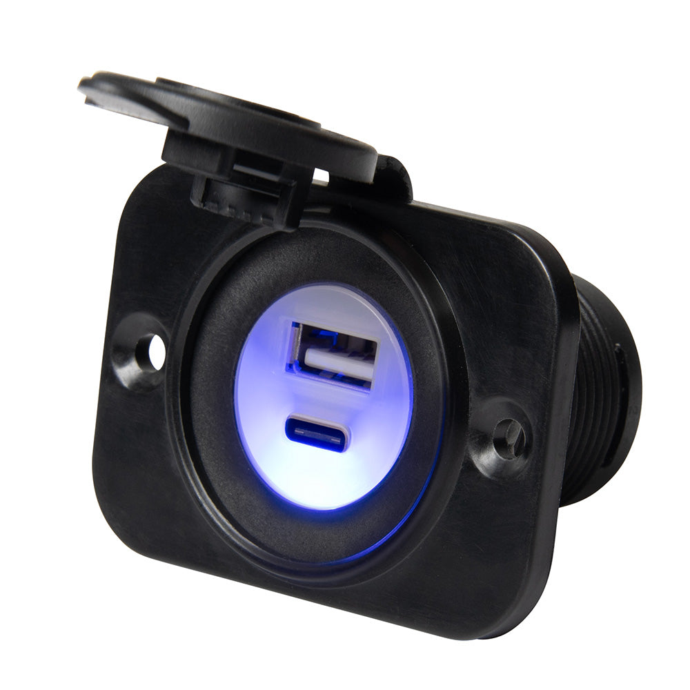 Marinco Sealink Dual USBAC Combo Charger 12VDUSBAC Main image