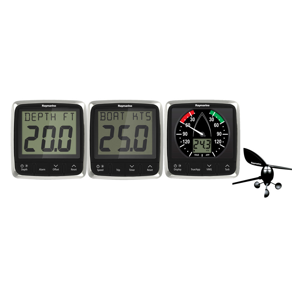 Raymarine i50i60 Wind Speed Depth System Pack wTransducers T70584 Main image